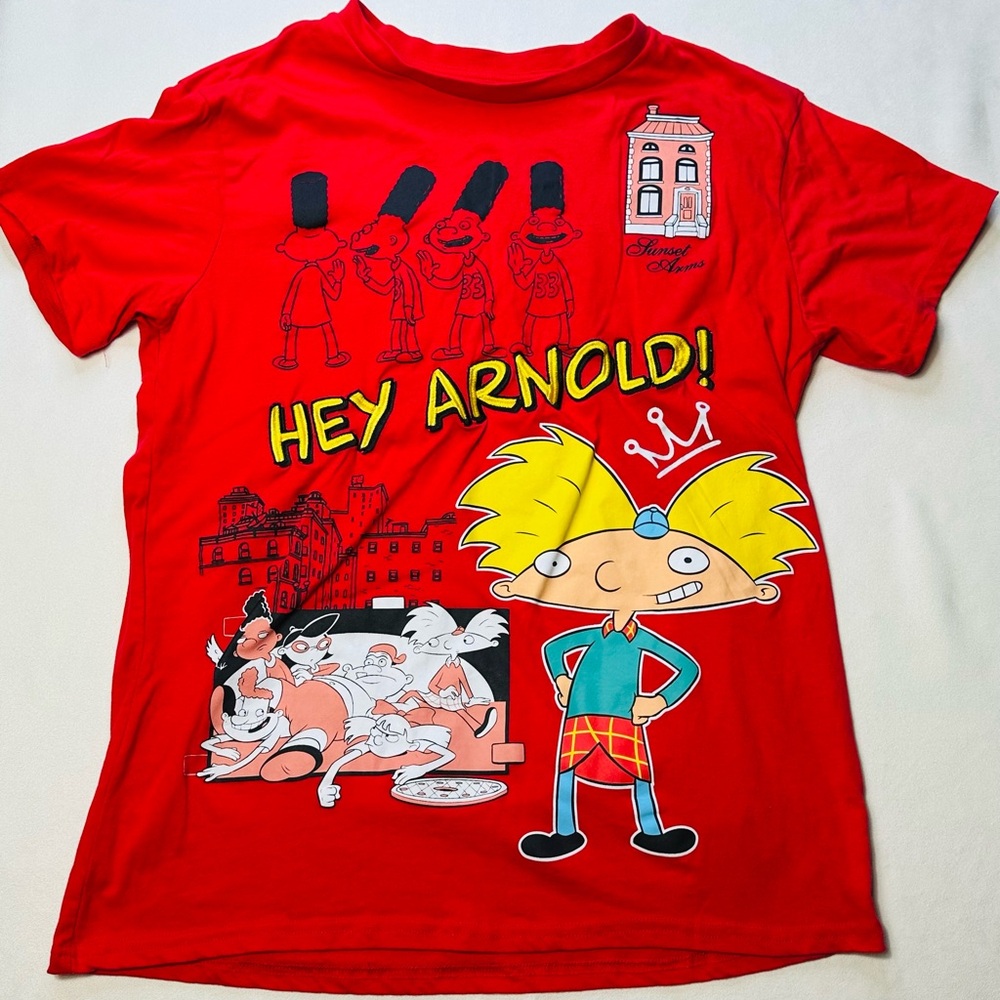 Nickelodeon Hey Arnold! Red Kids T-Shirt